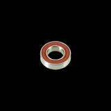 Enduro Bearings F6801 LLU MAX ABEC 3 flanged radial bearing, 12x21/23x5mm, showing the bearing with flanged design.