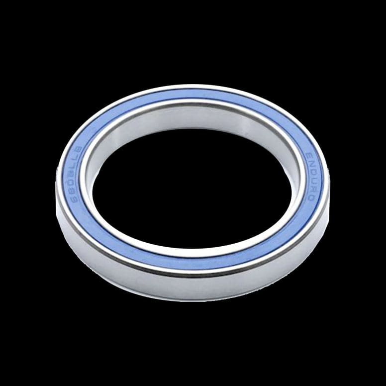 Enduro Bearings 6808 LLB Seal black, durable bicycle bearing protection for 6808 model components, with sealed design for longevity.