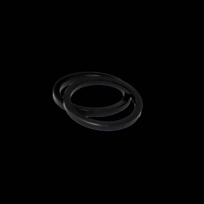 Cane Creek EEWINGS rear shock spindle spacer, 1.75mm, for suspension alignment, component part with metal finish
