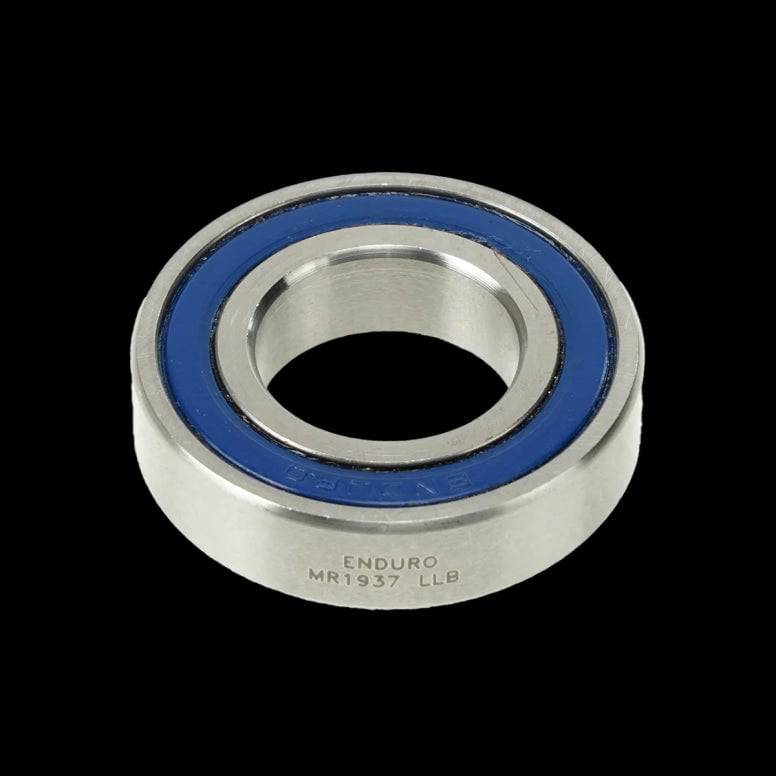 Enduro Bearings MR 1937 LLB ABEC 3 bottom bracket bearing with labyrinth seal for bicycle components, high-performance and durable.