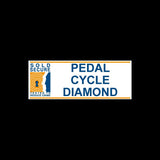 OnGuard RockSolid 8590 Diamond Secured by Design black and yellow bicycle lock with heavy-duty steel chain and protective covering.