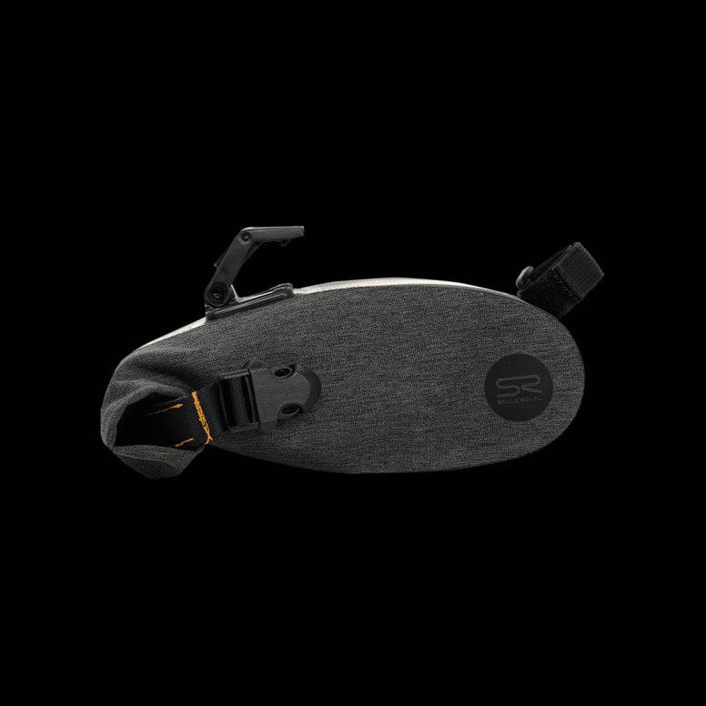Selle Royal saddle bag with integrated clip system, durable bike storage accessory mounted under a bike seat.