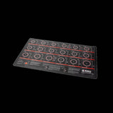 Enduro Bearings mechanic workbench headset bearing with matte black ID mat for workshop use, durable and precise tool.