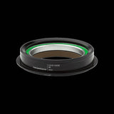 Cane Creek 40 ZS55/40 black bike headset component for steering, showcasing the durable, sleek design of the bicycle part.