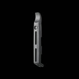 Crankbrothers Slider tyre lever kit with sliders for alloy and carbon rims, black workshop tool for bike tire removal and installation.