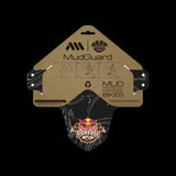 All Mountain Style Red Bull Rampage Ridgeline mud guard for mountain bikes, black plastic accessory for bike protection.
