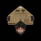 All Mountain Style Red Bull Rampage Ridgeline mud guard for mountain bike accessories, red and black protective bike mud shield