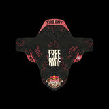 All Mountain Style Red Bull Rampage black mud guard for MTB forks, designed as a durable accessory for mountain biking.