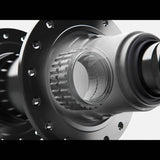 Crankbrothers Synthesis Enduro Carbon Ratchet rear wheel for mountain bikes, showcasing lightweight carbon rim and durable components.