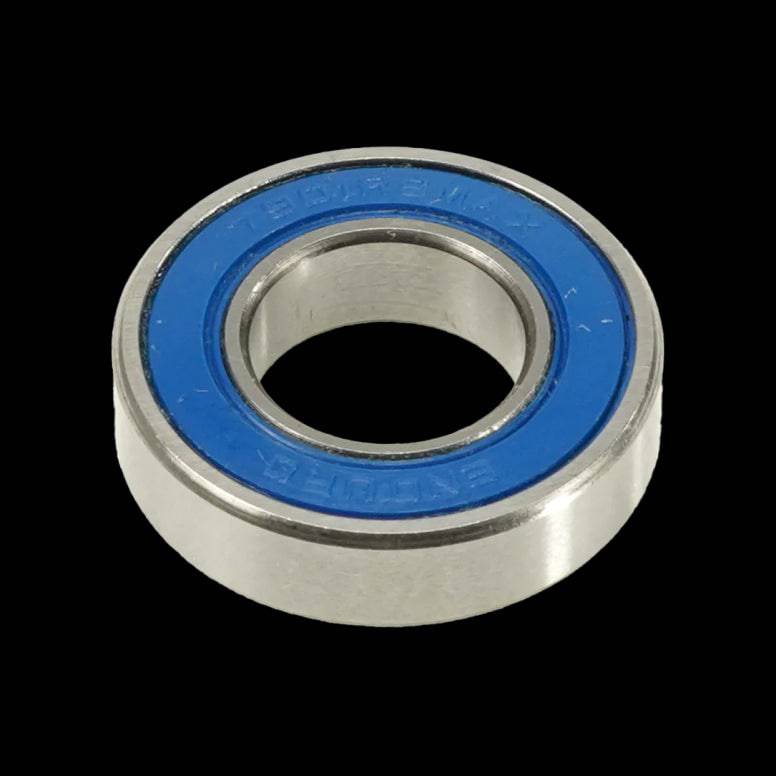 Enduro Bearings 7901 2RS ABEC 3 sealed frame pivot bearing, 12x24x6mm, for bike components, with rubber seals for durability.