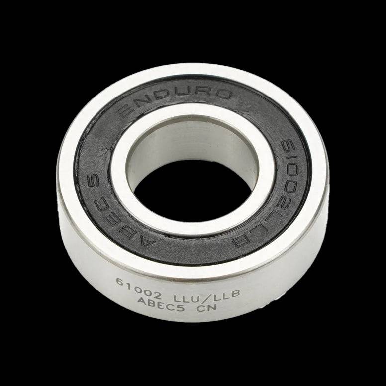 Enduro Bearings 61002 SRS ABEC 5 bike hub and bottom bracket bearing, 15x32x9mm, showing the high-quality component for cycling.