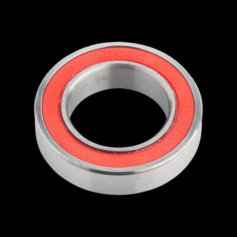 Enduro Bearings MR 18307 LLB ceramic hybrid bearing with low drag seals, 18x30x7mm, for high-performance cycling components.