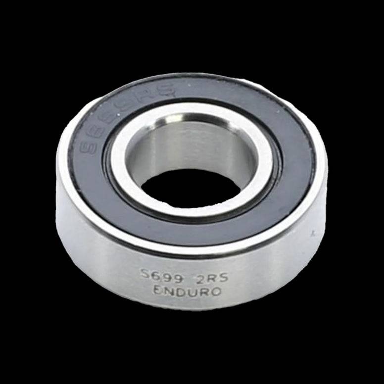 Enduro Bearings 699 2RS stainless steel sealed bike hub and bottom bracket bearing, durable and suitable for bike components.