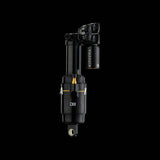Cane Creek G2 Kitsuma Air Trunnion Shock for downhill mountain bike suspension, showing adjustable components and air valve.