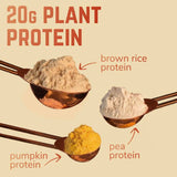 Veloforte vegan and whey protein shake accessories with low-calorie, gut health, and recovery benefits in a sleek container.
