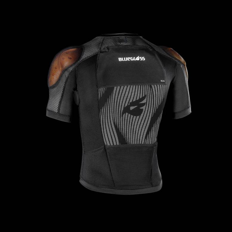 Bluegrass Armour B&S D3O® back and side protection body armor with breathable mesh for enhanced comfort and safety.