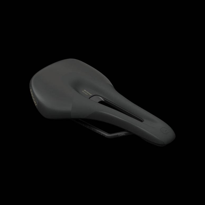 Ergon SR Allroad women's saddle for gravel riding, training, and bikepacking, featuring ergonomic design and durable materials.