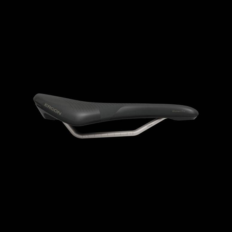 Ergon SR Allroad Pro women’s saddle for gravel and road cycling, featuring ergonomic design and supportive cushioning.