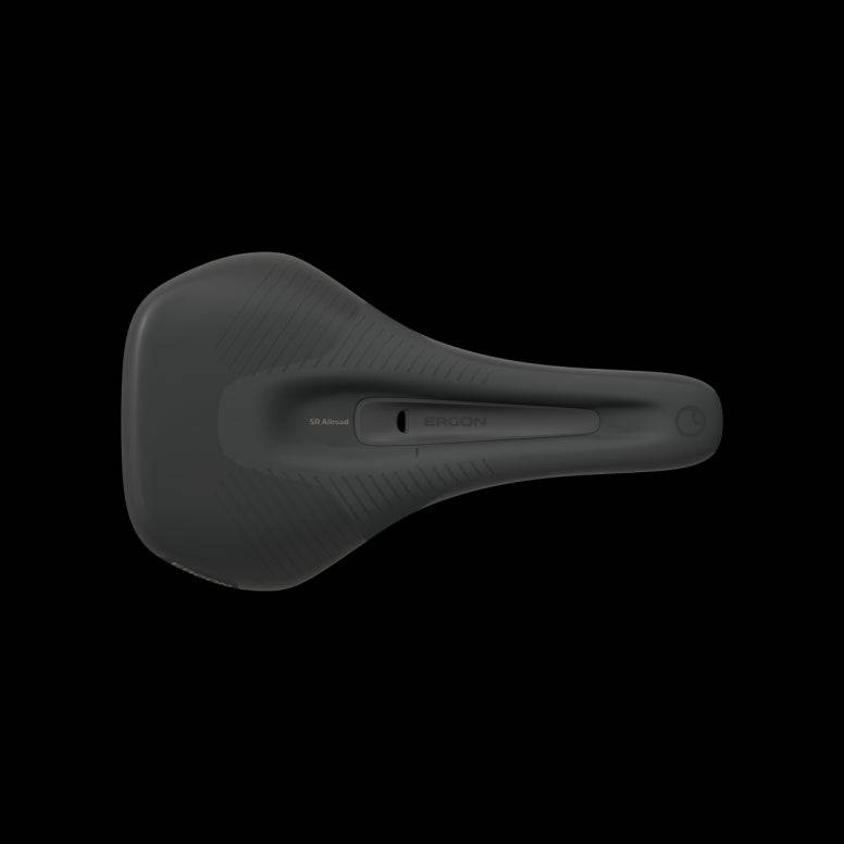 Ergon SR Allroad Pro women’s saddle for gravel and road cycling, featuring ergonomic design and comfortable padding.
