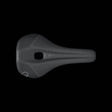 Ergon SRS Comp men's road bike saddle with ergonomic relief channel, designed for comfort and support during cycling.