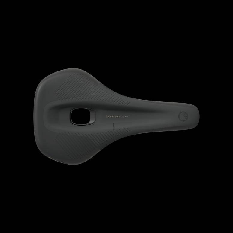 Ergon SR Allroad Pro men's gravel racing and bikepacking saddle with ergonomic design and comfortable padding.