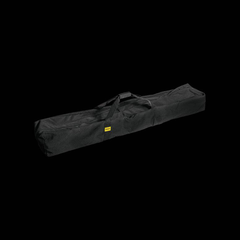Black Topeak Rally Stand Carry Bag for Rally A-Type workshop stand, durable storage solution for bike maintenance tools.