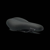 Selle Royal Explora Junior bike saddle with waterproof cover, cushioned seat, and clip system for kids’ bicycles.