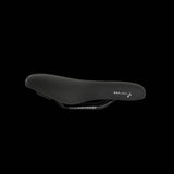 Selle Royal Explora Junior bike saddle with waterproof cover, comfort padding, and clip system for children's bikes.