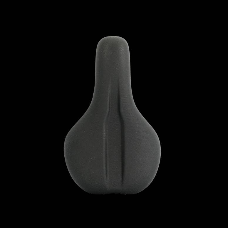 Selle Royal Explora Junior bike saddle with waterproof cover, cushioned seat, and clip system for comfortable cycling.