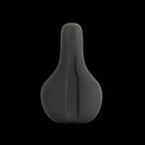 Selle Royal Explora Junior bike saddle with waterproof cover, cushioned seat, and clip system for comfortable cycling.