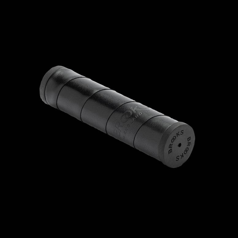 Brooks Willow leather bike grips, 130mm clampless urban handlebar grips, designed for comfortable cycling.
