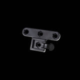 Moon Sport RB-19 rear rack mount accessory for bike lights, durable and compatible with bike racks, shown installed on bicycle.