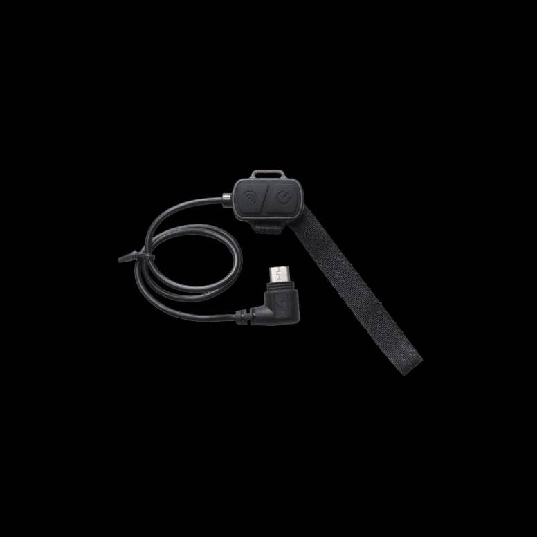 Moon Sport remote switch for bike front lights, 350mm length, USB micro connector, bike light accessory, easy to use remote control