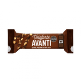 Veloforte gluten-free vegan energy bar with plant-based protein and carbs, showing the nutritious bar wrapped in packaging.
