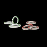 Cane Creek Hellbender 52mm stainless steel headset bearing with 6.5mm spacers for 45° and 36° head angles, bike components