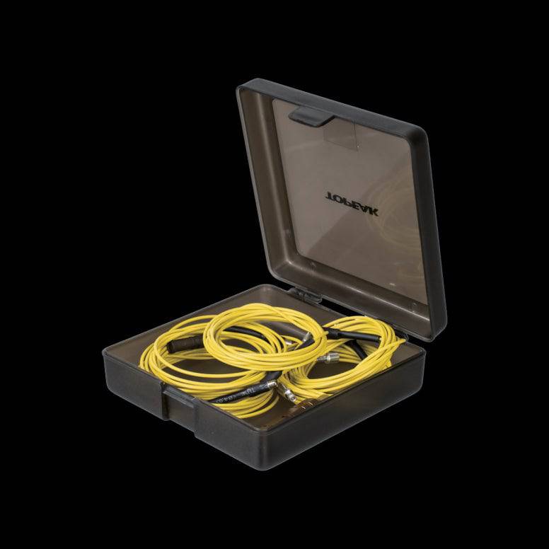 Topeak Team Issue Silver internal cable routing set for bike frame cable management, workshop installation tool.