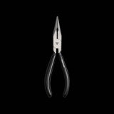 Topeak 6-inch long nose pliers with PVC grip, durable black workshop tool, ideal for gripping and bending in repair tasks