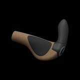 Ergon GP3 EVO BioKork ergonomic barend grip with adjustable cork ends, featuring a black ergonomic handle for bike handlebars.