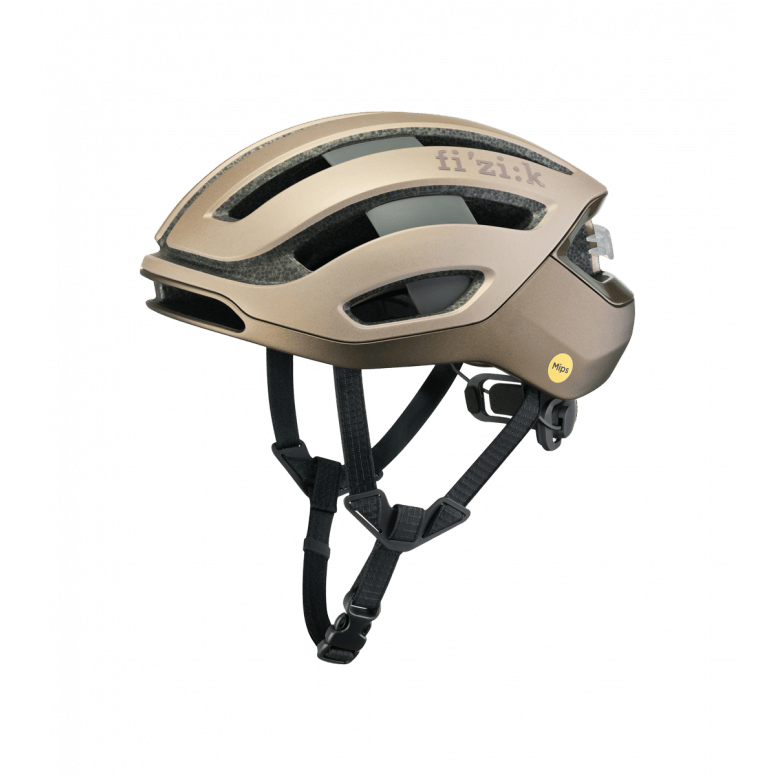 Fizik Kudo cycling helmet with MIPS, ventilation, and rear light, designed for safety and airflow during bike rides.