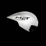 MET Drone II Wide Body Triathlon Aero Helmet, aerodynamic time trial helmet with sleek design for triathlon cycling.