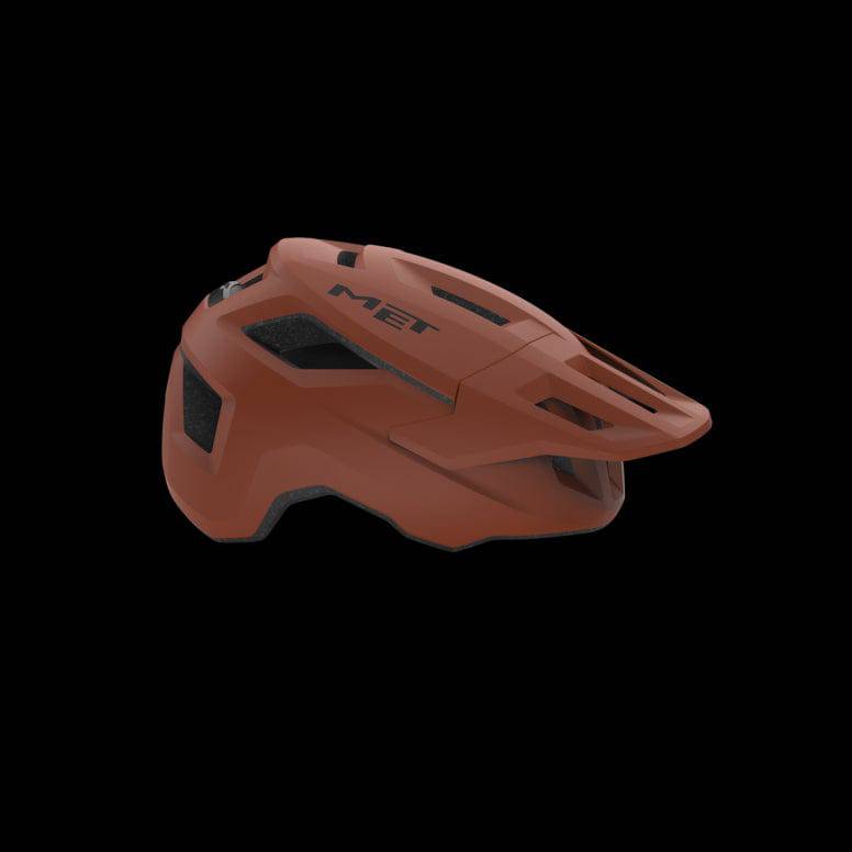 MET Shelter MIPS MTB helmet with advanced brain protection and ventilation, shown from the front with adjustable straps and vents