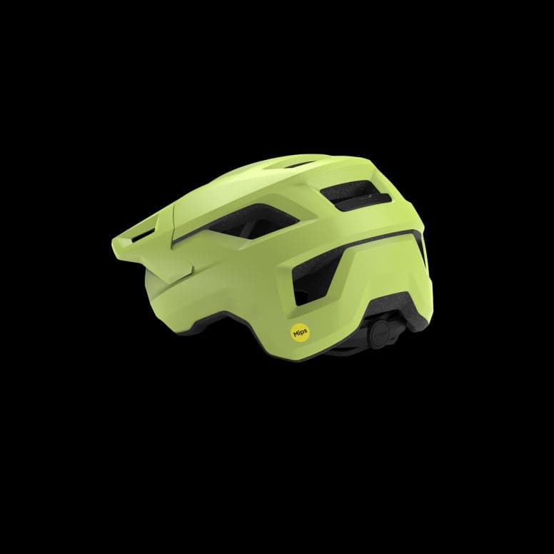MET Shelter MIPS MTB helmet showing its aerodynamic design, adjustable straps, and ventilation openings for enhanced safety and comfort.