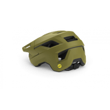 MET Shelter MIPS MTB helmet with advanced brain protection and ventilation, shown from the front with adjustable straps and ventilation openings.