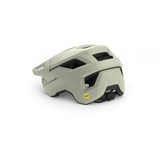MET Shelter MIPS MTB helmet with advanced brain protection and ventilation, shown with adjustable straps and aerodynamic design.