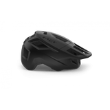 MET Shelter MTB helmet with Safe-T Sport fit system and ventilation, shown with adjustable straps and aerodynamic design.