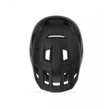 MET Shelter MTB helmet with Safe-T Sport fit system and ventilation, showcasing the helmet's design and adjustable straps.