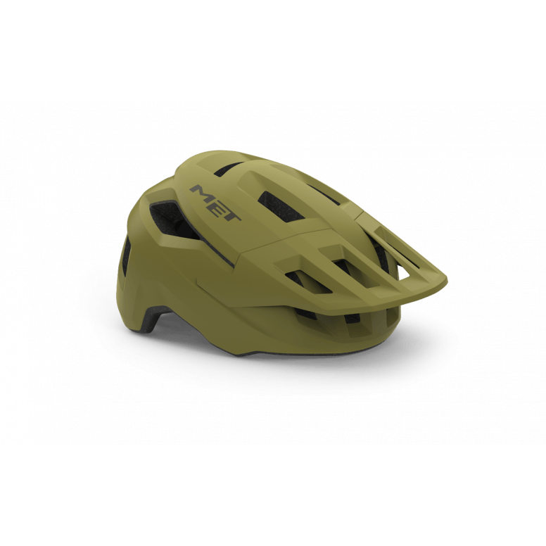 MET Shelter MTB helmet with Safe-T Sport fit system and ventilation, shown from the front with adjustable straps