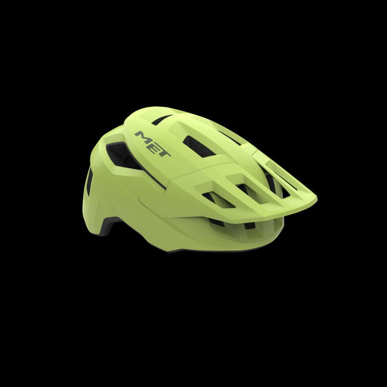 MET Shelter MTB helmet with Safe-T Sport fit system and ventilation features, shown from the front on a plain background.