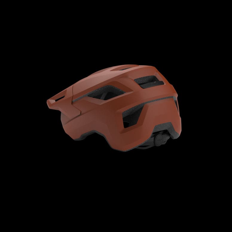 MET Shelter MTB helmet with Safe-T Sport fit system and ventilation, shown from the front with adjustable straps and ventilation vents.