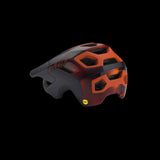 MET Revo Mips MTB helmet with advanced ventilation and safety features, showing the helmet's aerodynamic design and secure straps.